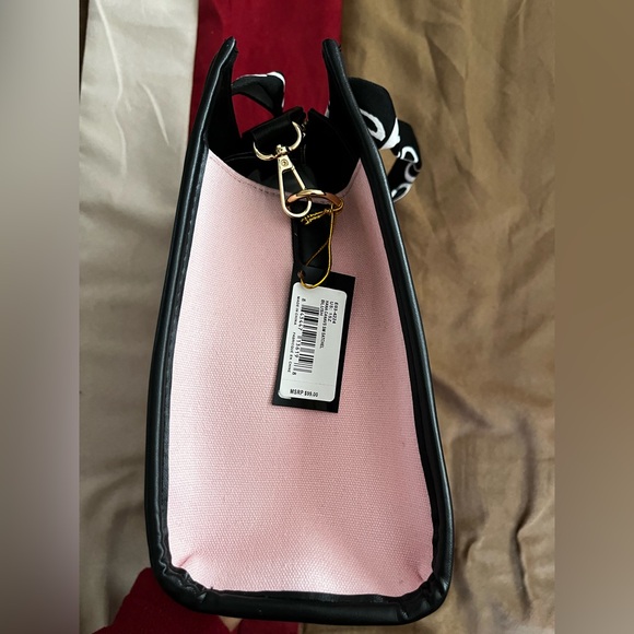 Bebe Pink and Black Tote Bag New W/Tags - Picture 3 of 10